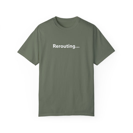 Rerouting Unisex Garment-Dyed T-shirt