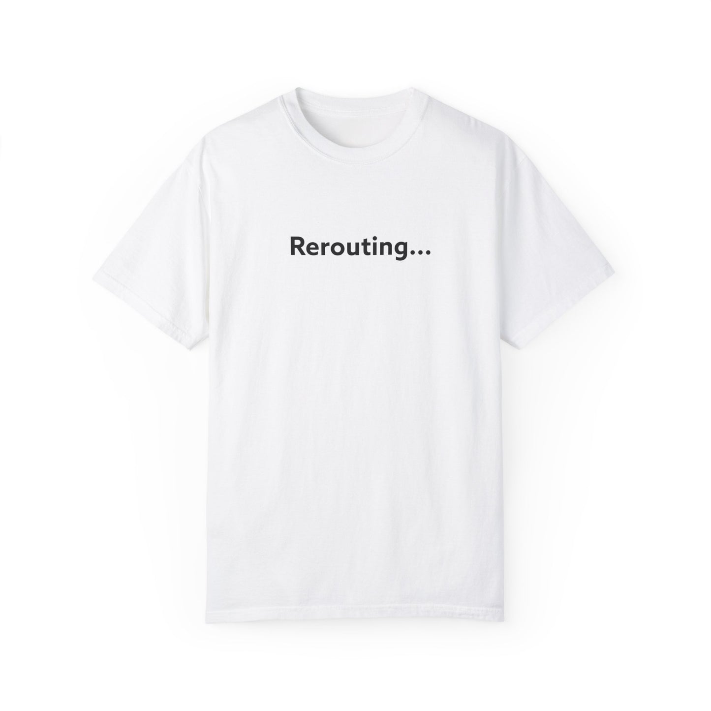 Rerouting Unisex Garment-Dyed T-shirt