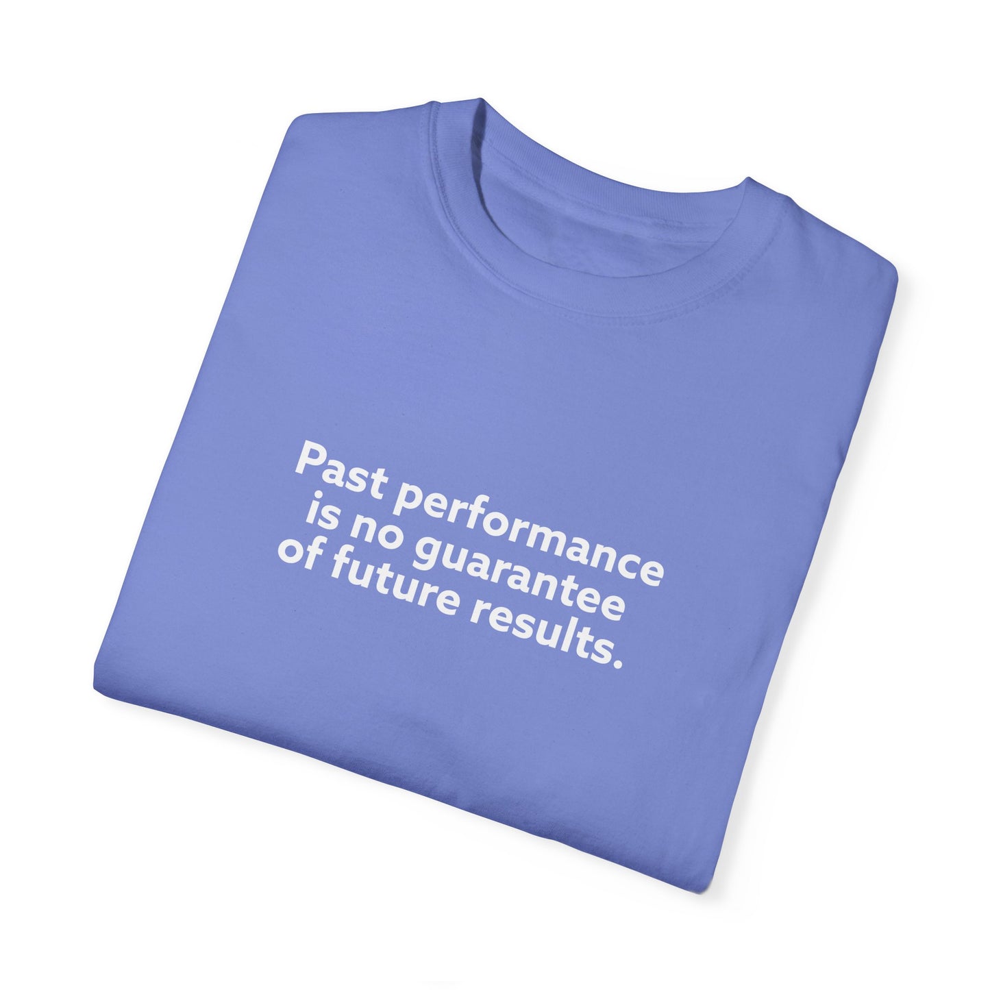 Past Performance is No Guarantee for Future Results Unisex Garment-Dyed T-shirt